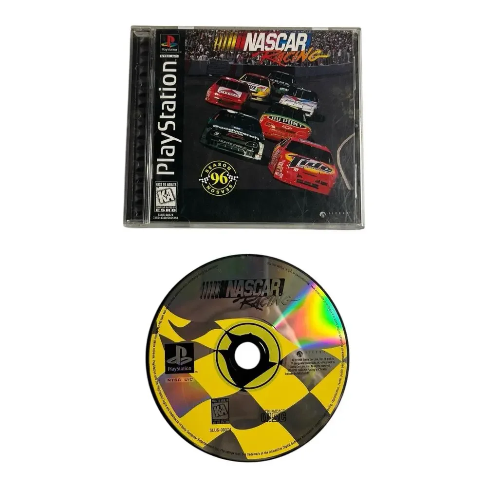 PlayStation 1 PS1 Formula 1‎ Driver Nascar Racing Video Game Retro Bundle Lot 3